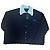 Blauer Strickcardigan von Versace Weiß Marineblau