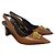 Décolleté Slingback Medusa Nude di Versace D'oro Cammello