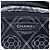 CHANEL Pochette Camelia PVC Nero Argento CC Auth 159324V - vista 14