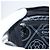 CHANEL Pochette Camelia PVC Nero Argento CC Auth 159324V - vista 15