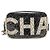 CHANEL Pochette Camelia PVC Nero Argento CC Auth 159324V - vista 2