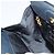 Borsa a mano in pelle Gancini Salvatore Ferragamo 2 in 1 Blu Navy Oro Auth 157237 - vista 20