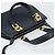 Borsa a mano in pelle Gancini Salvatore Ferragamo 2 in 1 Blu Navy Oro Auth 157237 - vista 6