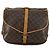 LOUIS VUITTON Borsa a Spalla Monogram Saumur 35 M42254 LV Auth ka1066 Monogramma - vista 13