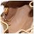 Gucci Borsa a Spalla Micro GG Supreme PVC Beige Oro Auth 160561 D'oro - vista 17