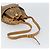 Gucci Borsa a Spalla Micro GG Supreme PVC Beige Oro Auth 160561 D'oro - vista 7
