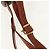 Céline CELINE Macadam Canvas Backpack PVC Leather Brown Gold Auth 156449 Golden - view 17