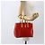 LOUIS VUITTON Monogram Vernis Reade PM Borsa a Mano Rossa M91088 LV Auth 158118 Rosso - vista 21