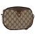 Borsa Sherry Line GG Supreme Web di GUCCI in PVC beige e oro 156 02 066 Auth 157754 D'oro