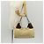 PRADA Borsa a Spalla con Catena Nylon Beige Argento Auth 160872 - vista 24