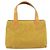 Céline Borsa tote in tela Macadam C di CELINE in suede giallo oro Auth 158378 D'oro - vista 13