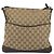 Bolsa de Ombro GG Canvas Gucci Bege Prata 145857 Auth ti3599 - vista 2