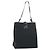 Borsa a Spalla GG Canvas Gucci Nera Argento 109101 Auth ep12109 Nero