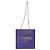 Borsa a spalla in vinile olografico CHANEL viola CC Auth ka1124 Porpora - vista 3