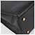 Borsa a Spalla Gancini in Pelle Nera e Oro Salvatore Ferragamo Auth 160687 Nero D'oro - vista 11