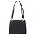 Borsa a Spalla Gancini in Pelle Nera e Oro Salvatore Ferragamo Auth 160687 Nero D'oro - vista 3