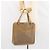 Gucci Borsa tote Micro GG Supreme in PVC beige e oro 14 002 4428 Auth 158385 D'oro - vista 23