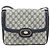 Gucci Borsa a Spalla GG Supreme PVC Blu Navy Oro Auth 156129 D'oro - vista 2