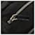 Borsa a Spalla PRADA Nylon Argento Nero Auth 158486 - vista 26
