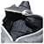 Borsa a Spalla PRADA Nylon Argento Nero Auth 158486 - vista 28