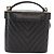 CHANEL V Stitch Vanity Borsa a Mano in Pelle di Agnello 2in1 Nero Oro CC Auth 158944SAV D'oro - vista 3