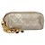 Chanel Pochette Matelassé in Pelle Champagne Oro CC Auth bs32089 D'oro