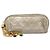 Chanel Pochette Matelassé in Pelle Champagne Oro CC Auth bs32089 D'oro - vista 2