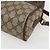 Bolsa de Ombro GUCCI GG Supreme Web Sherry Line PVC Bege Ouro Auth 158511 Dourado - vista 10