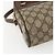 Bolsa de Ombro GUCCI GG Supreme Web Sherry Line PVC Bege Ouro Auth 158511 Dourado - vista 11