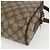 Bolsa de Ombro GUCCI GG Supreme Web Sherry Line PVC Bege Ouro Auth 158511 Dourado - vista 12