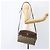 Bolsa de Ombro GUCCI GG Supreme Web Sherry Line PVC Bege Ouro Auth 158511 Dourado - vista 24