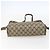 Bolsa de Ombro GUCCI GG Supreme Web Sherry Line PVC Bege Ouro Auth 158511 Dourado - vista 9