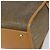 Bolsa de mão GUCCI em couro bege dourado 002 58 0219 Auth 158470 - vista 10