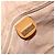 Bolsa de mão GUCCI em couro bege dourado 002 58 0219 Auth 158470 - vista 15