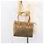 Bolsa de mão GUCCI em couro bege dourado 002 58 0219 Auth 158470 - vista 22