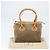 Bolsa de mão GUCCI em couro bege dourado 002 58 0219 Auth 158470 - vista 23