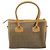 Bolsa de mão GUCCI em couro bege dourado 002 58 0219 Auth 158470 - vista 3