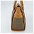 Bolsa de mão GUCCI em couro bege dourado 002 58 0219 Auth 158470 - vista 4
