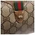 Borsa Sherry Line GG Supreme Web di GUCCI in PVC beige e oro 89 02 018 Auth 157752 D'oro - vista 16