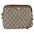 Borsa a Spalla GUCCI GG Plus Supreme PVC Beige Oro Auth ep12498 D'oro