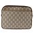 Borsa a Spalla GUCCI GG Plus Supreme PVC Beige Oro Auth ep12498 D'oro - vista 3