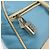 Borsa a mano Miu Miu in pelle blu argento Auth bs31862 - vista 10