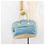Borsa a mano Miu Miu in pelle blu argento Auth bs31862 - vista 24