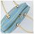 Borsa a mano Miu Miu in pelle blu argento Auth bs31862 - vista 6