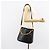 Borsa a Spalla in Pelle Gucci Bamboo 2way Nera Oro 001 2123 1633 Auth 157233 Nero D'oro - vista 22