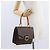Céline Borsa a mano in tela Macadam CELINE in pelle PVC marrone oro Auth 160851 D'oro - vista 25