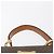 Céline Borsa a mano in tela Macadam CELINE in pelle PVC marrone oro Auth 160851 D'oro - vista 8