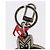 LOUIS VUITTON Monogram Comics Portachiavi Hammer Blu Argento MP3107 Auth 157940 - vista 4
