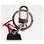 LOUIS VUITTON Monogram Comics Portachiavi Hammer Blu Argento MP3107 Auth 157940 - vista 7