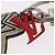 LOUIS VUITTON Monogram Comics Portachiavi Hammer Blu Argento MP3107 Auth 157940 - vista 8